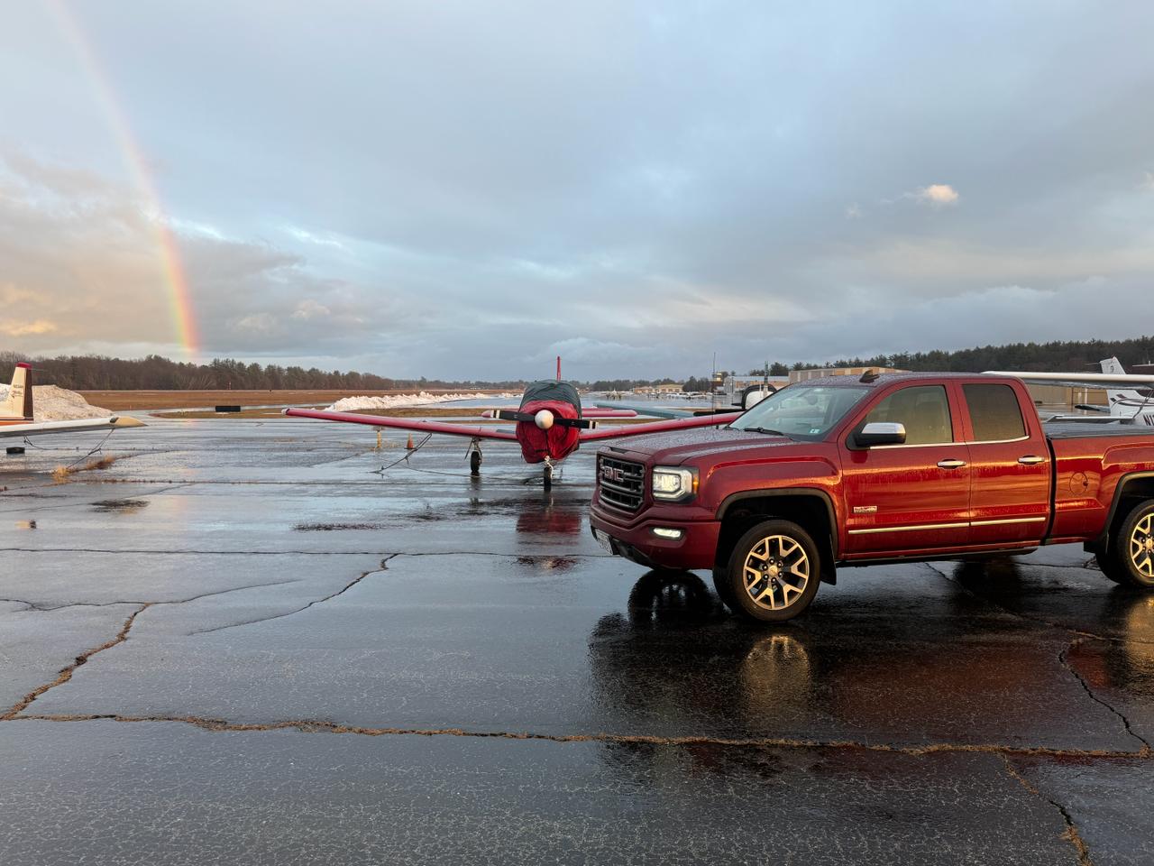 Aircraft on the ramp