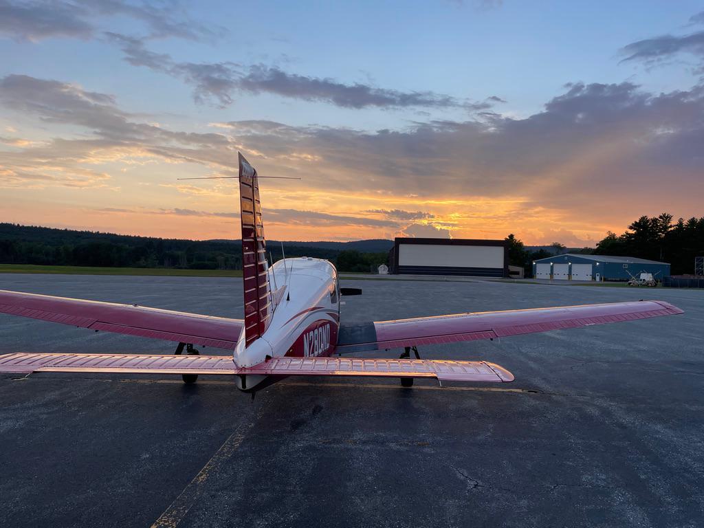 Flying over New Hampshire